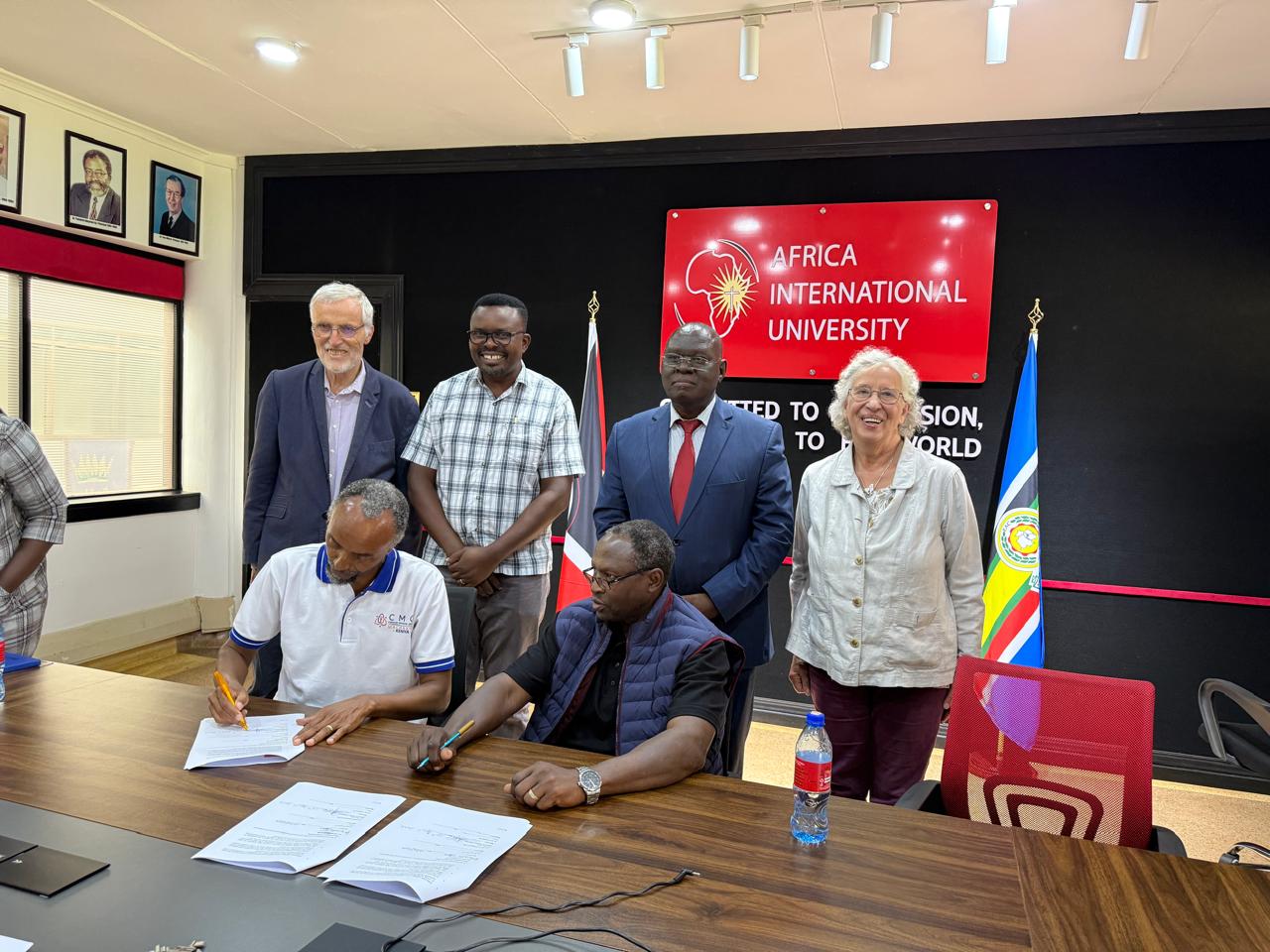 MOU signing with Africa International University